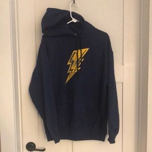 Unisex Xl Navy lightening bolt sweatshirt